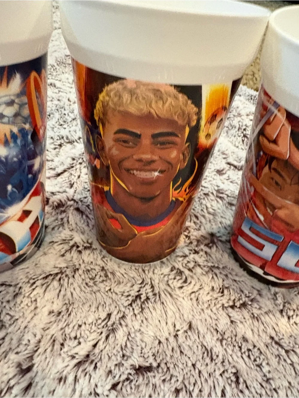 McDonald’s World Cup FIFA 2026 Collectible Cups - lot of 6 with Lamine Yamal